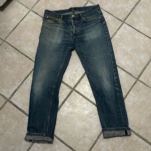 selvedge APC petit standard raw denim